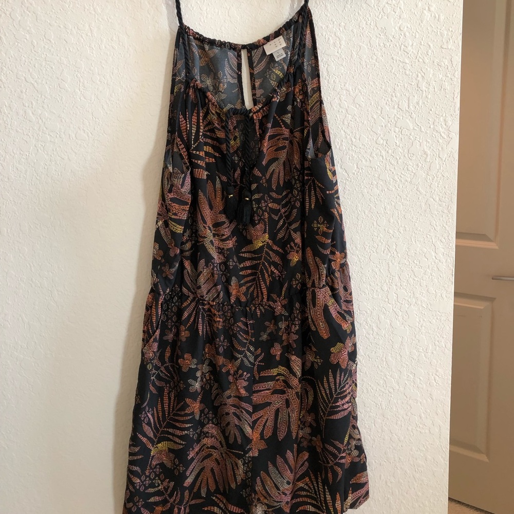 NWOT Tropical Print Romper